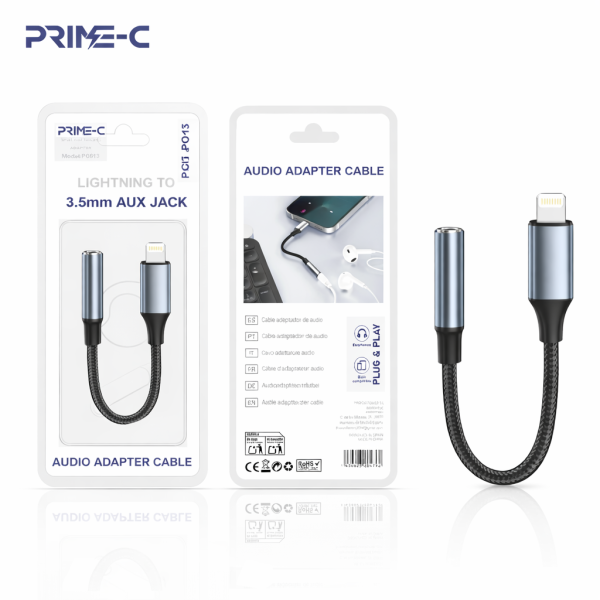 Cable Audio Jack 3.5MM a Lightning PC513