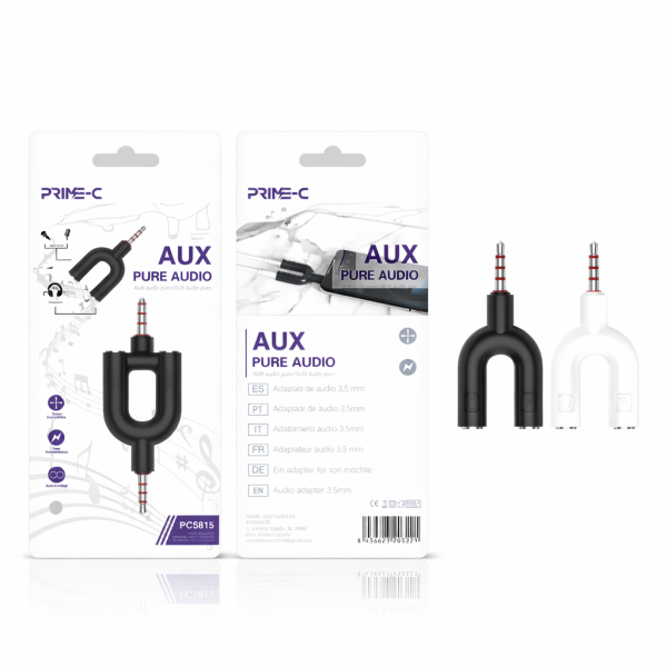 Cable Audio Jack 3.5MM a 2 Hembra Jack 3.5MM PC5815