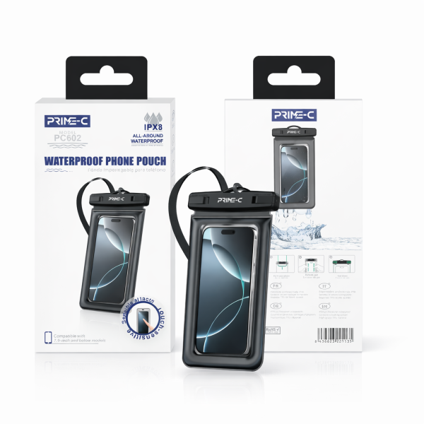 Funda Impermeable Universal IPX 8 PC602-BLACK