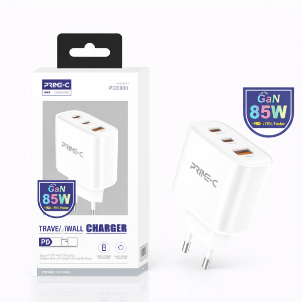 Cargador PD85W A+C+C Type-C Type-C USB PCE800