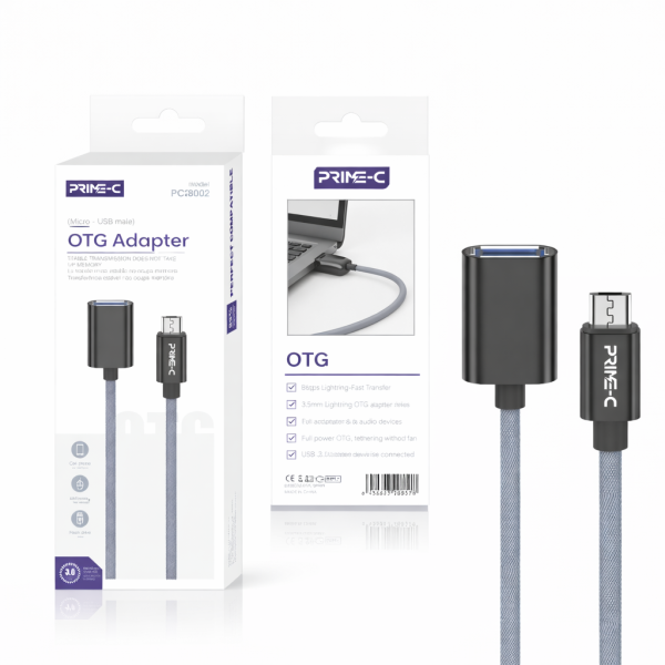 Cable Adaptador Micro USB V8 a USB PC8802