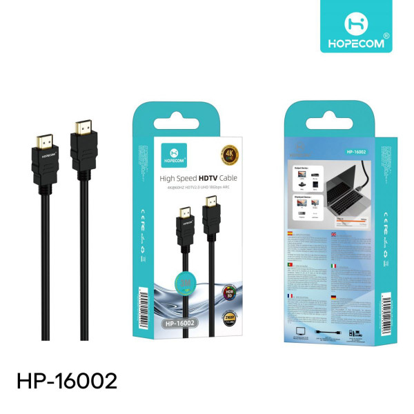 Cable HDMI a HDMI 3M HP-16002