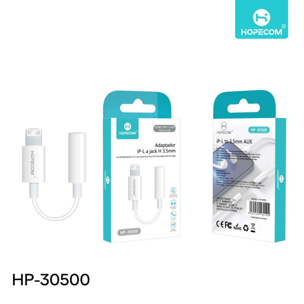 Adapdator Jack Hembra - Lightning Macho HP-30500
