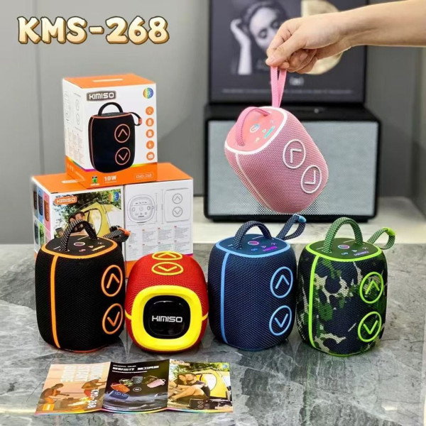 Altavoz bluetooth KIMISO KMS-268 Con Luz