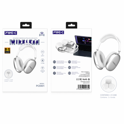 Cascos Inalambrico Bluetooth PC5901-BLANCO