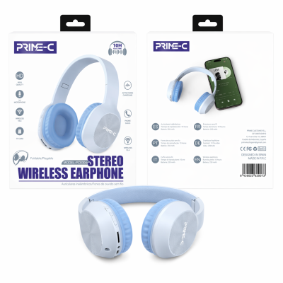 Cascos Inalambrico Bluetooth PC5904-AZUL