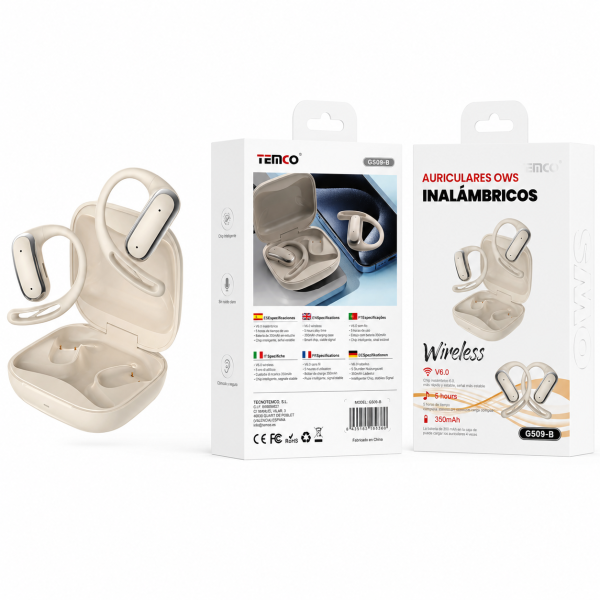 Auriculares Inalambricos GS09 Blanco