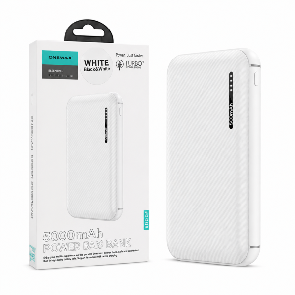Bateria Externa 5000 mAh Power Bank Blanco EFX110