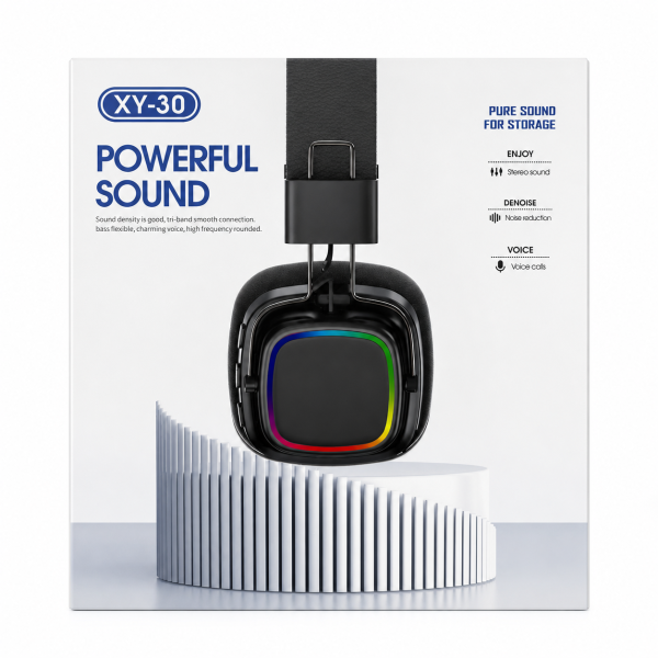 Cascos Inalambrico Bluetooth Con HIFI Audio Sonido Stereo XY-30