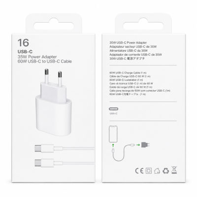 Cargador 25W Con Cable Type-C To Type-C 1M Para Estilo iPhone 17 VY-029