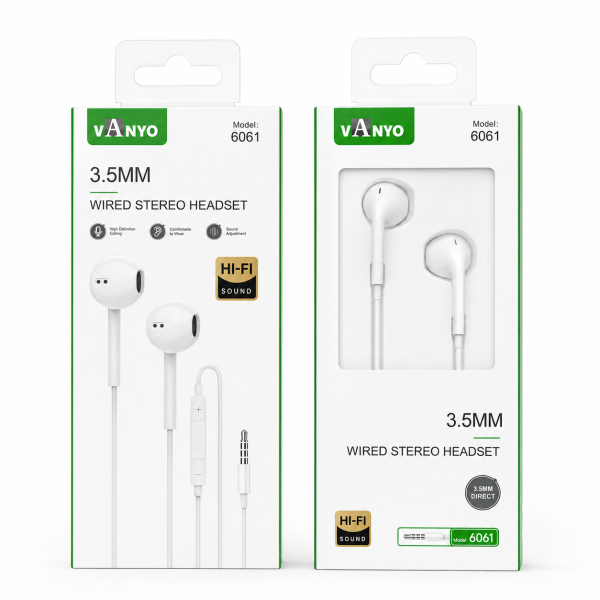 Auriculares Jack 3.5MM Conexion Directo para Moviles 6061