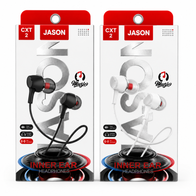 Auriculares Jack 3.5mm CXT2 con Micrófono de 120 cm Perfectos para Llamadas y Música de Alta Calidad