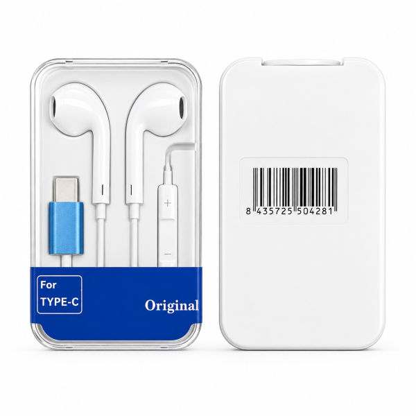 Auricular Type-C Con Cable Con bluethoth