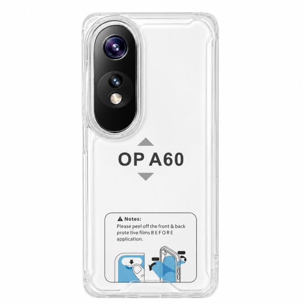 Funda Rígida Transparente Antigolpe Para Oppo A60