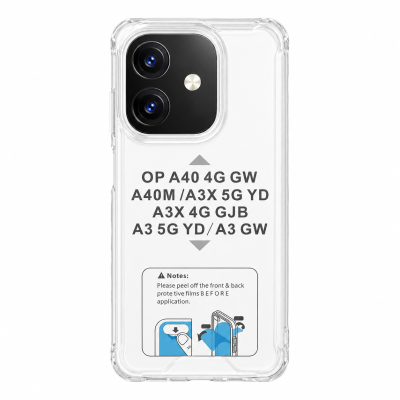 Funda Rígida Transparente Antigolpe Para Oppo A40