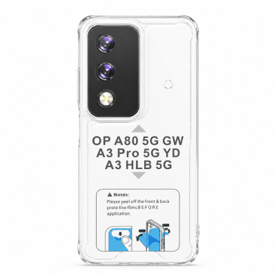 Funda Rígida Transparente Antigolpe Para Oppo A80