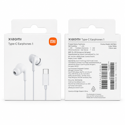 Auricular Xiaomi Type-c Directo con Goma (PREMIUN)