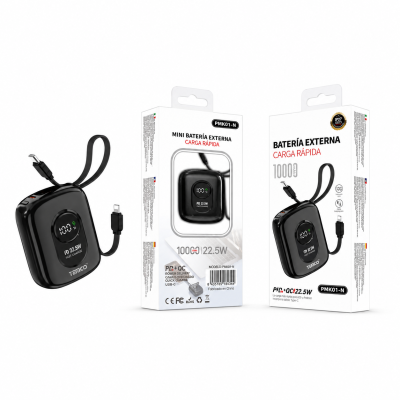Bateria Externa 10000 mAh 22.5 W con Varios Colores
