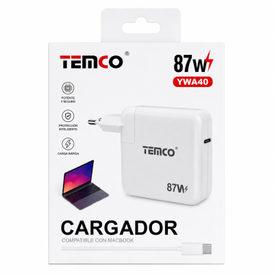 Cargador Macbook Tipo-C  87W