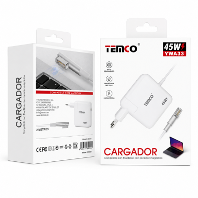YWA33 Cargador Macbook Magsafe 1 45W