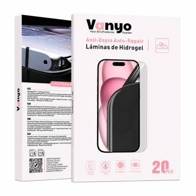 Láminas Hidrogel Premiun AAA Auto Repair Quick Repair Anti-Espia Pack 20 unidad