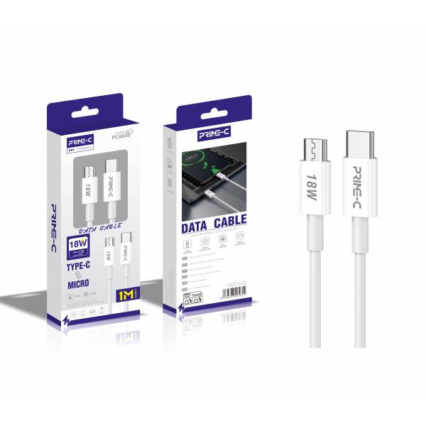 Cable Tipo C - Micro 18W 1M