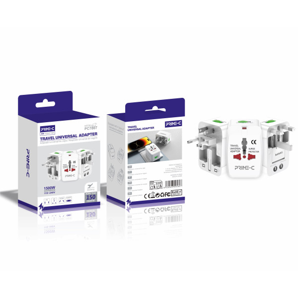 Adaptador Universal de Enchufe de Diferente Paises PC7800