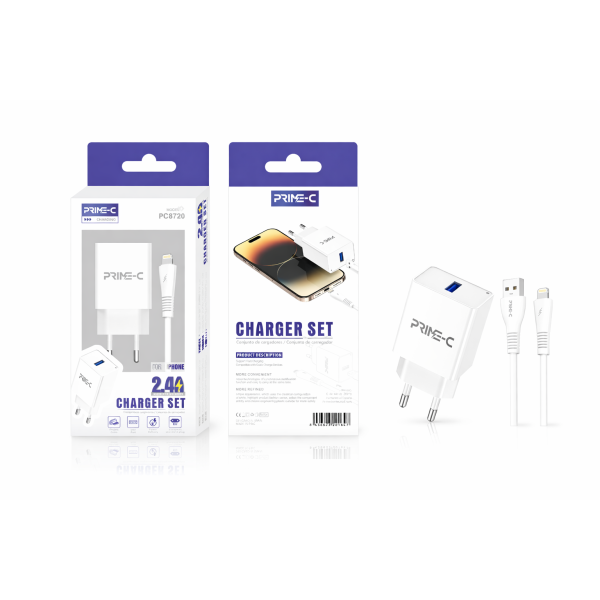 Cargador USB a Tipo C 2.4A