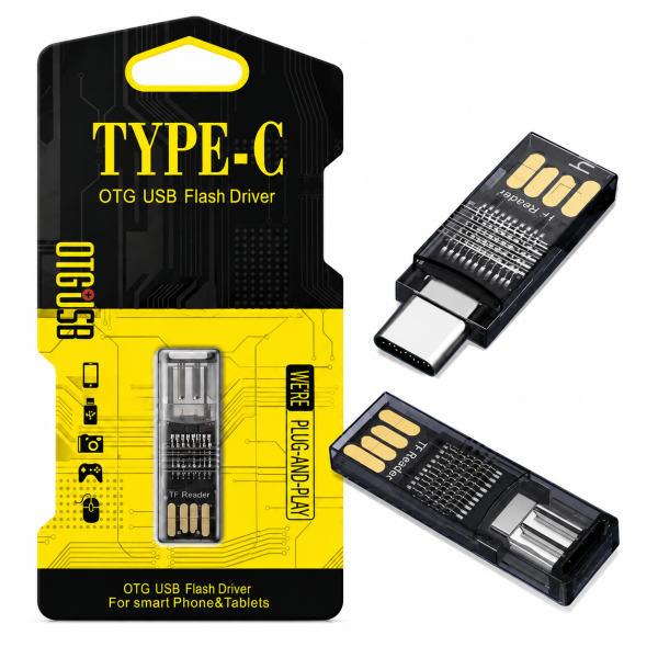 OTG Adaptador USB Flash Driver y Type-C