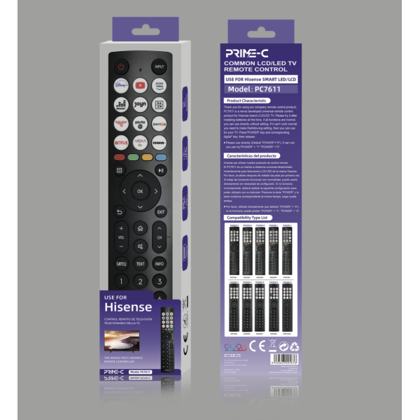 Mando para Hissen PC7611