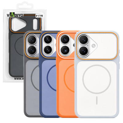 Funda Movil Color Solido Premiun con Magasfer para iPhone 17