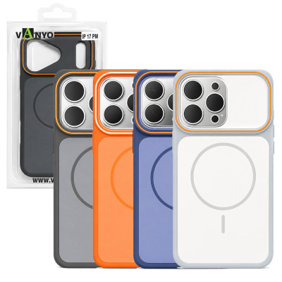 Funda Movil Color Solido Premiun con Magasfer para iPhone 16 Pro Max
