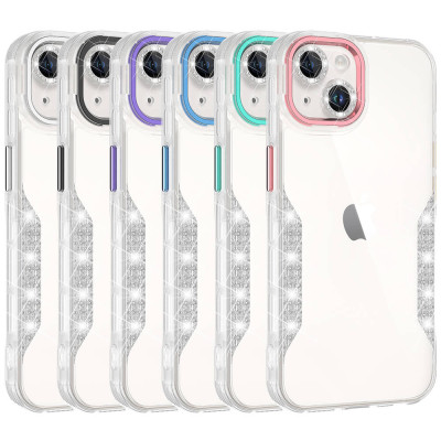 Transparent Case with Enchapado Camera for iPhone 14