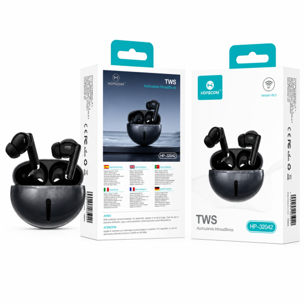 Auriculares Inalambricos TWS V6.0 HP32042 Negro