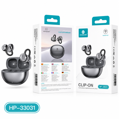 Auriculares Inalambricos con Pinza TWS V6.0 HP33031 Negro