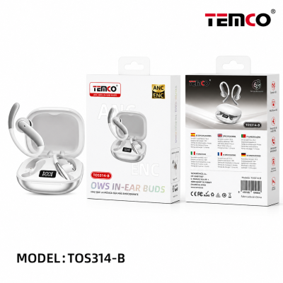 Auriculares Inalambricos TWS ANC ENC V6.0 TOS314-B Blanco