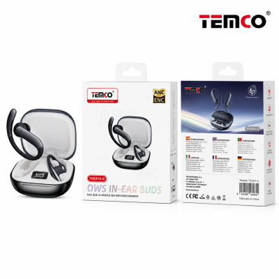 Auriculares Inalambricos TWS ANC ENC V6.0 TOS314-G Gris