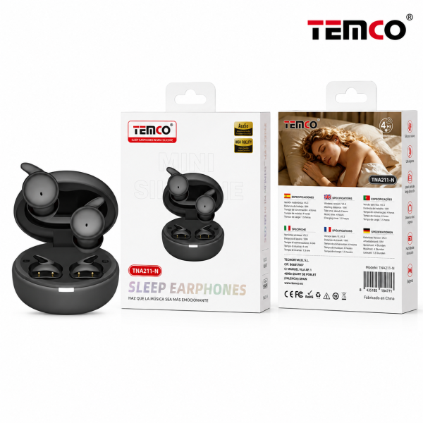 Auriculares Inalambricos TWS V6.0 TNA211-N Negro