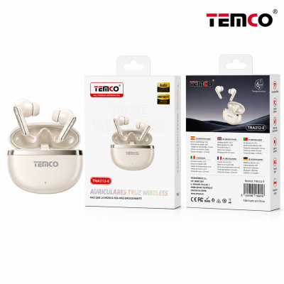 Auriculares Inalambricos TWS V6.0 TNA212-E Beige