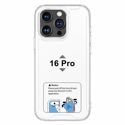 Funda Rígida Transparente Antigolpe Para iPhone 16 Pro