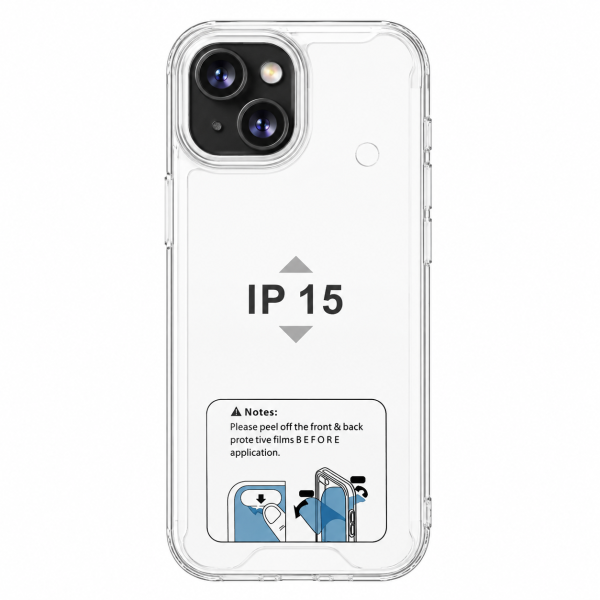 Shockproof Transparent Hard Case For iPhone 15