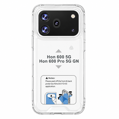 Funda Rígida Transparente Antigolpe Para Honor 600 Pro