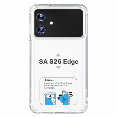 Funda Rígida Transparente Antigolpe Para Samsung S26 Edge