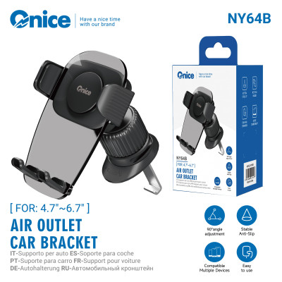 Soporte Coche en Rejilla de 4.7"-6.7" ONICE NY64B