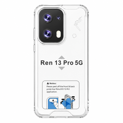Funda Rígida Transparente Antigolpe Para Reno 13 Pro 5G