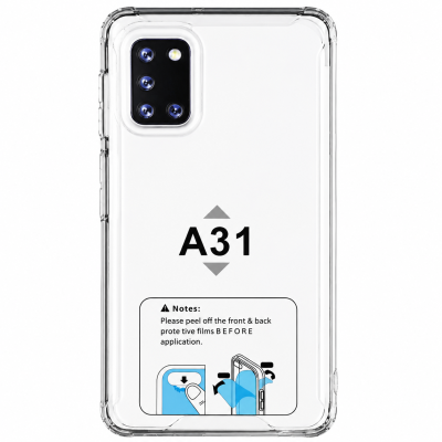 Shockproof Transparent Hard Case For Samsung Galaxy A31