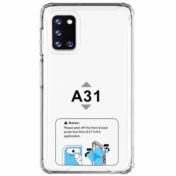 Shockproof Transparent Hard Case For Samsung Galaxy A31