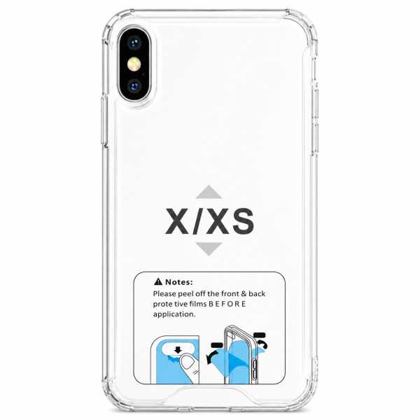 Funda Rígida Transparente Antigolpe Para iPhone X / XS
