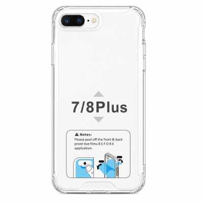 Funda Rígida Transparente Antigolpe Para iPhone 7 Plus / 8 Plus