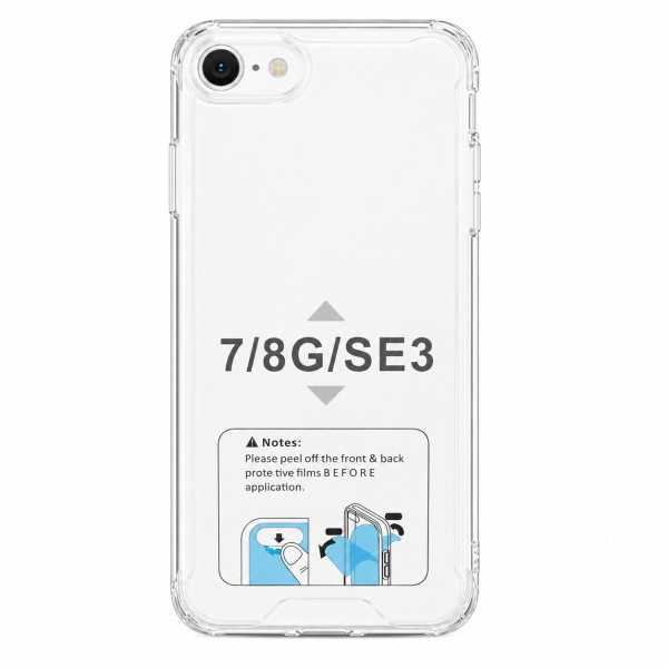 Funda Rígida Transparente Antigolpe Para iPhone 7 / 8